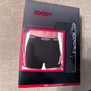Rocky Knitted Black‎ Boxer Brief 3 pack Size XXXL